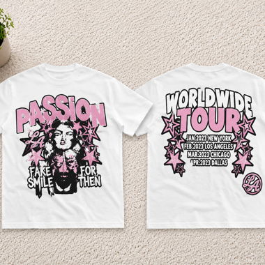 T-shirt Vintage Streetwear “PASSION World 