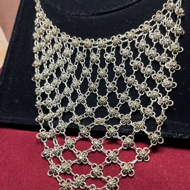 Collana vintage in vero argento