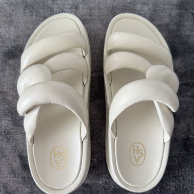 Sandales blanches ASH à plateforme