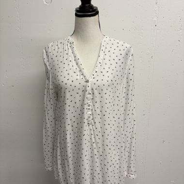 Blusa Esprit con motivo bianco viscosa 38