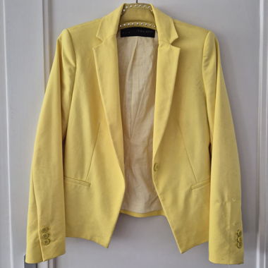 Blazer giallo Zara Basic