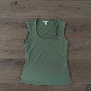 Green Sleeveless Top