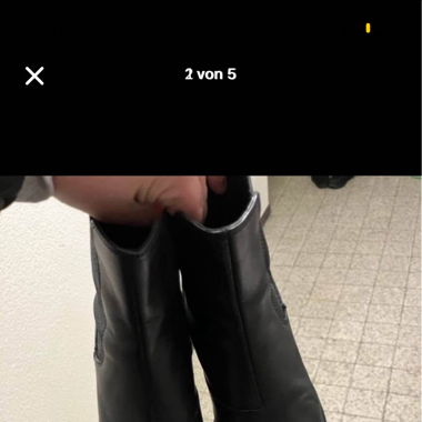 Schwarze Vagabond Boots Grösse 39