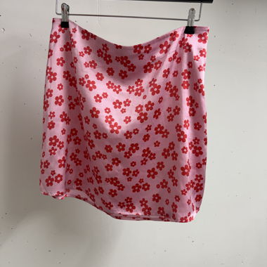Gonna floreale rosa in taglia 44