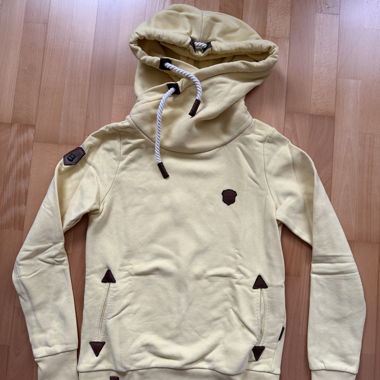 Naketano Kapuzen Pullover Gelb
