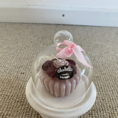 Kerze & Kerzenhalter in Cupcake Optik