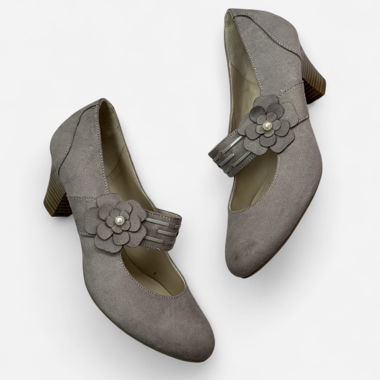 Graue Damen-Pumps Gr. 38