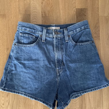 Short en jean taille haute