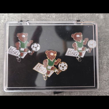 3 épingles de football FCSG (Or, Argent, Bronze)