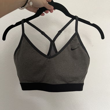 Reggiseno sportivo Nike Dri-FIT grigio M