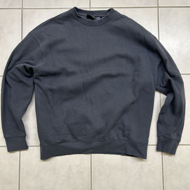 Felpa girocollo grigia PULL&BEAR M