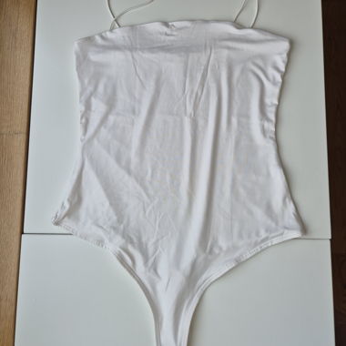 Body bianco con spalline