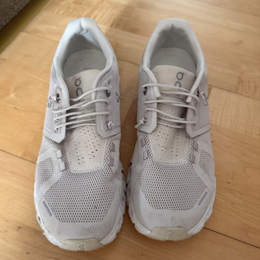 On sneakers