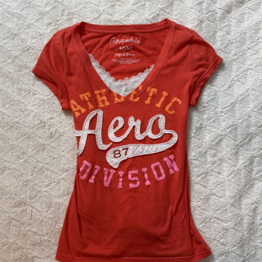 T-shirt Aeropostale Vintage Rosso S