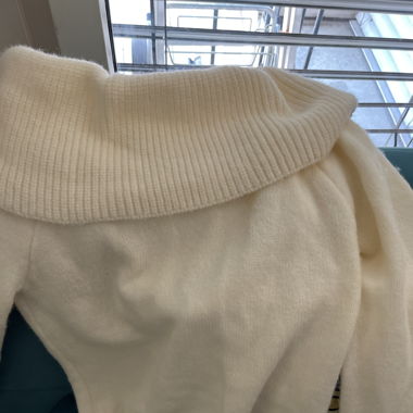 Pull ouvert automne