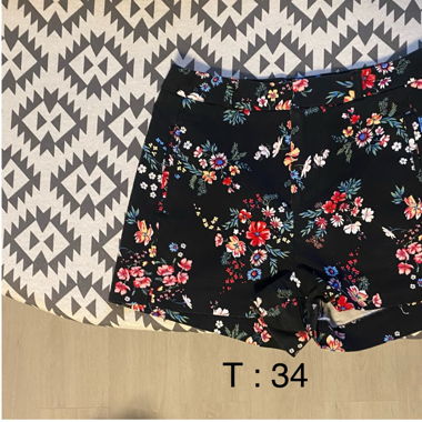 Short à fleurs 