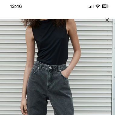 Wide high jeans