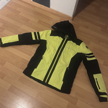 Icepeak ski jacket neon yellow-black size M