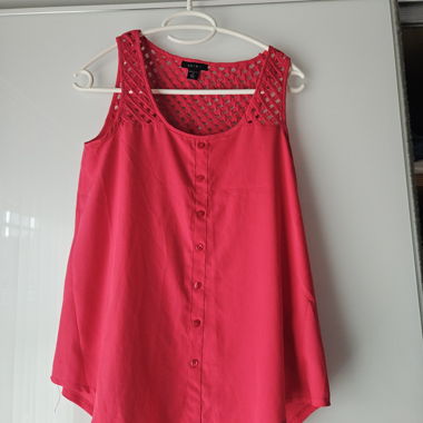 Haut sans manches rose