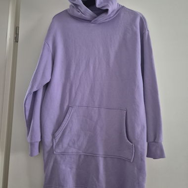 Long lilac hoodie