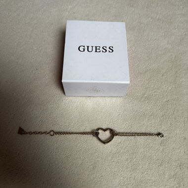 GUESS Herzarmband gold 