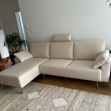 Eckgarnitur inkl. Kopfstütze "Pfister" NEU!