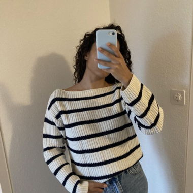 Pull rayé