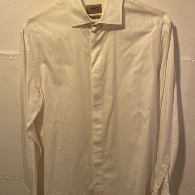 Camicia da uomo bianca Armani Collezioni