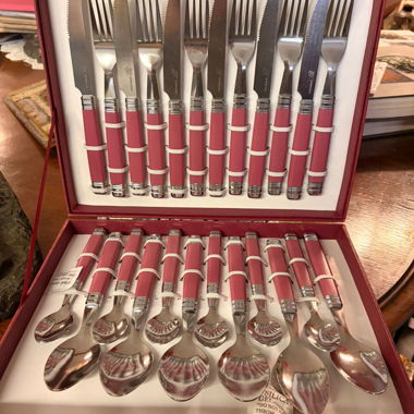 Posate vintage in acciaio inox, stile B Brillian
