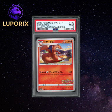Pokemon PSA 9 Charizard 143 Illustration Grand