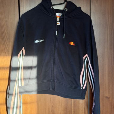 Ellesse Zip Hoodie Dark Blue