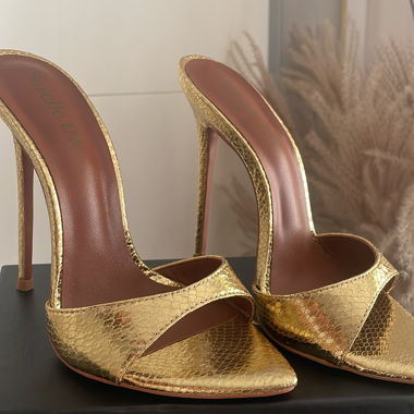 Gold High Heels EU 36