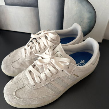 Sneakers Adidas Samba 38 2/3 in camoscio grigio