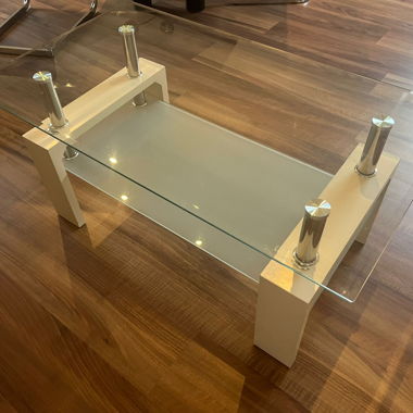 Salontisch aus Glas