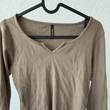 braunes langarmshirt