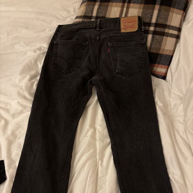 Levis 505 black jeans vintage