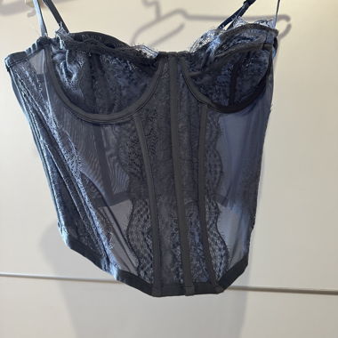 Blue corset