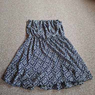 Robe bustier à motif