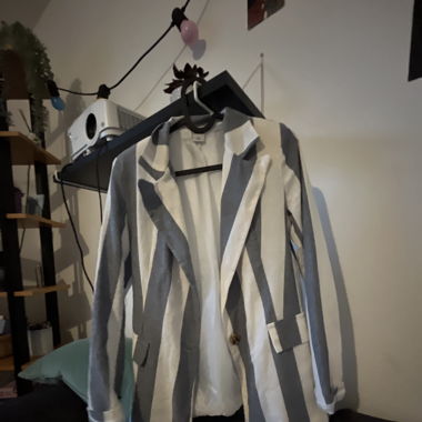 blazer blau/weiss