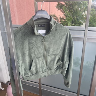 Olive Green Velvet Jacket
