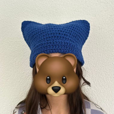 Cappellino Cat blu