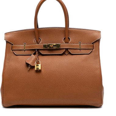 Hermes  HermesBirkin 30 Taurillon Clemence Feu 