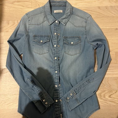 Camicia di jeans Guess blu