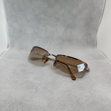 90s Randlose Sonnenbrille