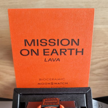 Moonswatch mission to Earth Lava