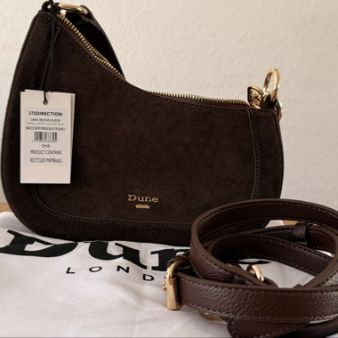 Sac bandoulière Dune brun