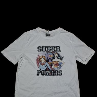 White T-shirt superhero