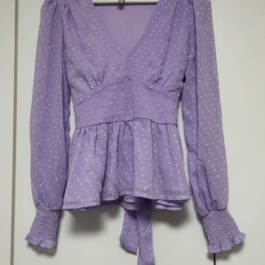 Flieder Bluse
