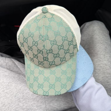 Casquette verte Gucci