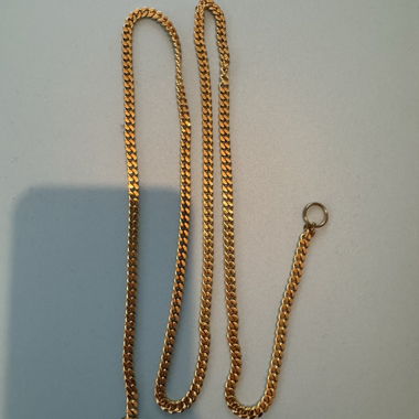 Chaîne dorée 90 cm / Gold-plated chain 90 cm